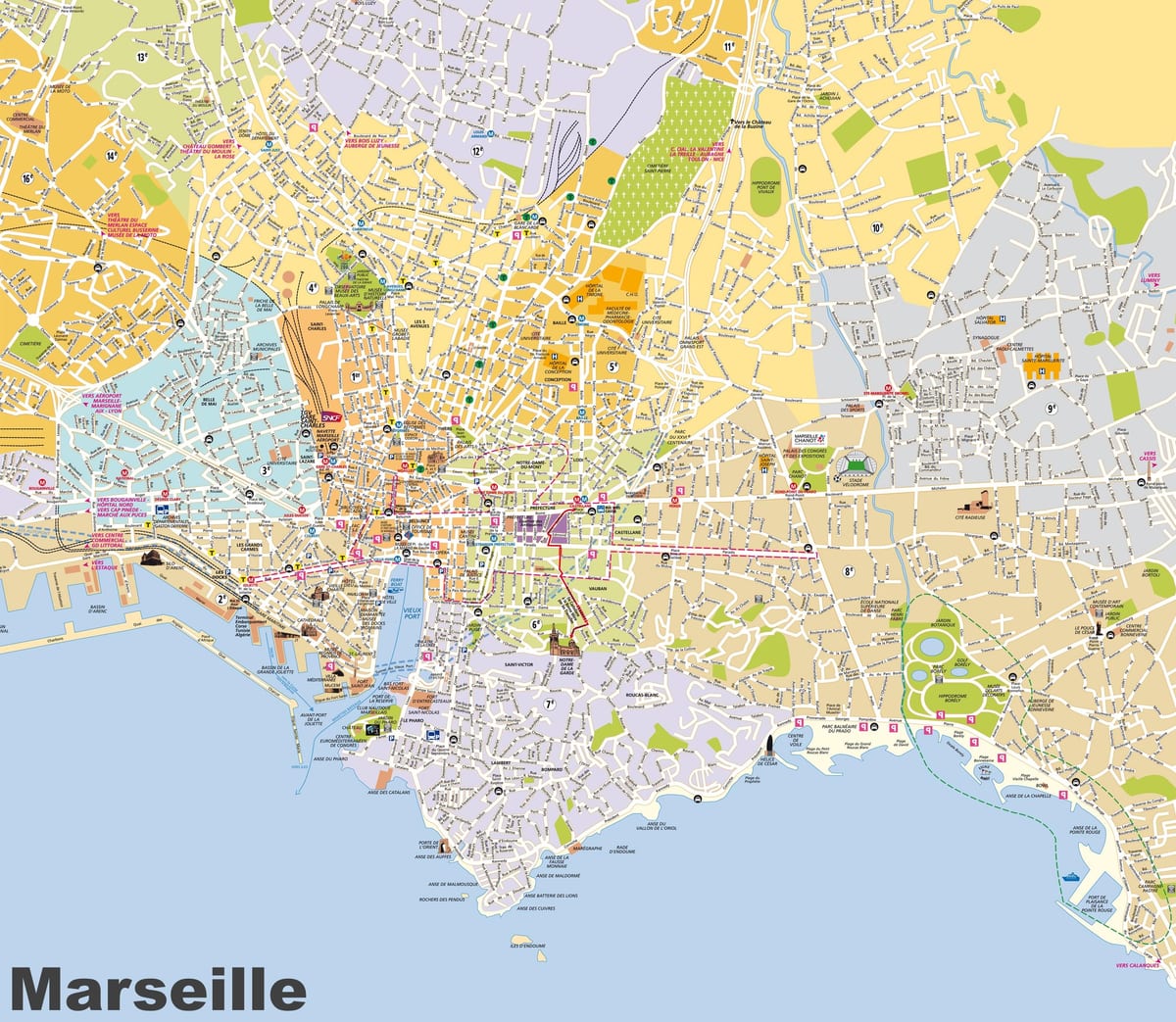 Marseille Karte pdf