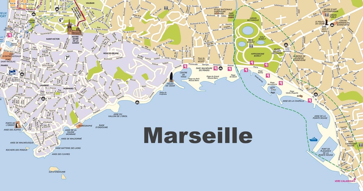 Marseille Strände anzeigen